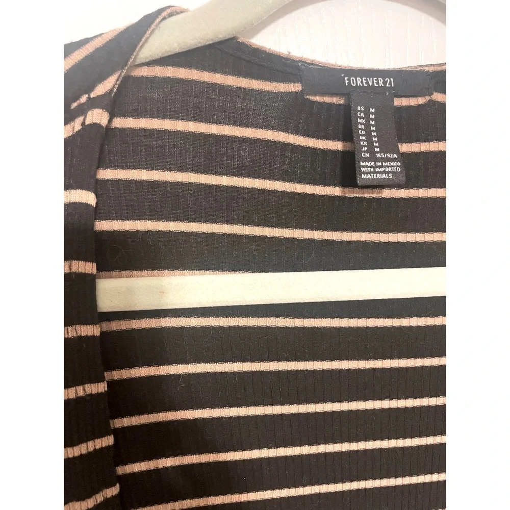 Forever 21 striped duster cardigan - Picture 3 of 5